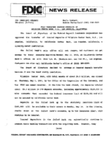 FDIC Transfers Insured Deposits of Wilshire Center Bank NA Los Angeles California