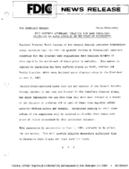 FDIC Suspends Withdrawal Penalties for Bank Depositors Victimized by Flood Disaster in the State of Mississippi