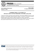 Chairman Powells Statement on Introduction of Deposit Insurance Reform Legislation