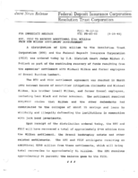 RTC FDIC to Receive Additional 391 Million From New Milken Settlement Disbursement