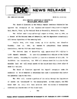 FDIC Approves Assumption of Deposits of Peoples Bank Hewitt Texas