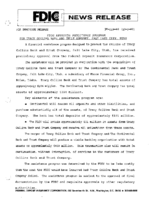 FDIC Approves Assistance Program for Tracy Collins Bank and Trust Company Salt Lake City Utah