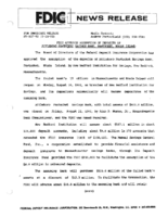 FDIC Approves Assumption of Deposits of Attleboro Pawtucket Savings Bank Pawtucket Rhode Island