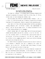 FDIC Approves Deposit Assumption of State Bank of Allison Allison Iowa