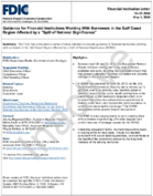 Guidance for Financial Institutions Working With Borrowers in the Gulf Coast Region Affected by a Spill of National Significance