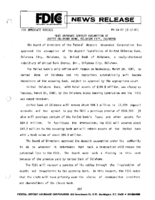 FDIC Approves Deposit Assumption of United Oklahoma Bank Oklahoma City Oklahoma