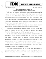 FDIC Transfers Insured Deposits of Texas National BankWestheimer Houston Texas