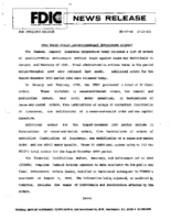 FDIC Makes Public JanuaryFebruary Enforcement Actions