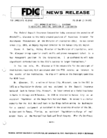 FDIC Promotes Mitchell L Glassman to Associate Director Division of Liquidation