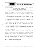 FDIC Approves Deposit Assumption of River City Bank Castle Hills Texas