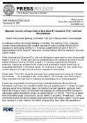 Maintain Current Leverage Ratio in New Basel II Framework FDIC Chairman RecommendsPowell tells Senate Banking Committee that QIS4 results were unacceptable