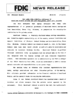 FDIC Meets With Potential Purchasers of Heartland Federal Savings and Loan Association Ponca City Oklahoma