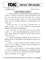 FDIC Approves Assumption of Deposits of Lakeland State Bank Austin Texas