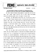 FDIC Sets Deposit Insurance Fees Based on an Institutions Risk Increases Premiums for Certain Banks and Thrifts Starting in January