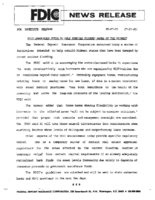 FDIC Announces Steps to Help Rebuild Flooded Areas of the Midwest