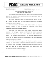 FDIC Approves Assumption of Deposits of First State Bank Bangs Texas