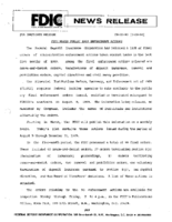 FDIC Makes Public 1989 Enforcement Actions