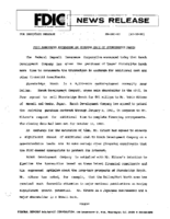 FDIC Announces Extension on Closing Sale of Stonebridge Ranch