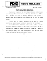 FDIC To Pay Off Insured Depositors in Security National Bank Midland Texas
