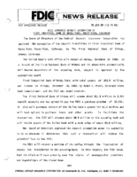 FDIC Approves Deposit Assumption of First Industrial Bank of Rocky Ford Rocky Ford Colorado