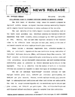 FDIC Proposes Rules to Implement Statutory Changes in Insurance Coverage