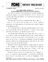 FDIC Approves Deposit Assumption of The First National Bank of Elbow Lake Elbow Lake Minnesota