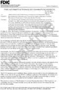 FFIEC INFORMATION TECHNOLOGY EXAMINATION HANDBOOK New Guidance for Examiners and Financial Institutions on Business Continuity Planning and Supervision of Technology Service Providers