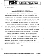 FDIC Announces Deposit Assumption of Jackson County National Bank Tuckerman Arkansas