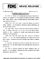 FDIC Approves Assumption of Deposits of Heights Bank Harker Heights Texas