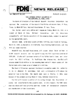 FDIC Approves Deposit Assumption of Western Bank El Paso Texas