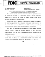 FDIC to Accept Receivership and Pay Off Insured Depositors in Private Bank and Trust NA Coral Gables Florida