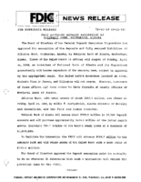 FDIC Approves Deposit Assumption of Alliance Bank Anchorage Alaska