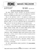 FDIC Publishes Semiannual Agenda of Regulations