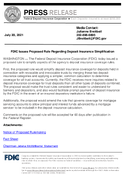 FDIC Issues Proposed Rule Regarding Deposit Insurance Simplification