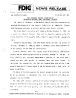 FDIC Approves Deposit Assumption of Enterprise National Bank Englewood Colorado