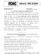 FDIC Makes Public January 1992 Enforcement Actions