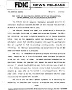 FDIC Issues MidYear Results for the Bank Insurance Fund Reaches Agreement With the GAO Over Accounting Methodology