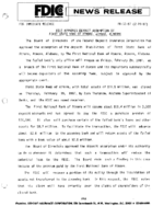 FDIC Approves Deposit Assumption of First State Bank of Atmore Atmore Alabama