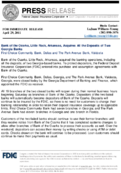 Bank of the Ozarks Little Rock Arkansas Acquires All the Deposits of Two Georgia Banks