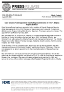 Gale SimonsPoole Appointed Deputy Regional Director of FDICs Atlanta Regional Office