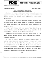 FDIC Approves Deposit Assumption of American National Bank Stafford Texas