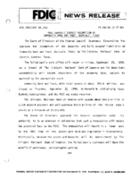 FDIC Approves Deposit Assumption of Community Bank and Trust Rockdale Texas