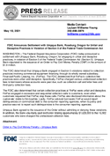 FDIC Announces Settlement with Umpqua Bank Roseburg Oregon for Unfair and Deceptive Practices in Violation of Section 5 of the Federal Trade Commission Act