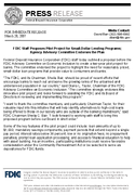 FDIC Staff Proposes Pilot Project for SmallDollar Lending Programs Agency Advisory Committee Endorses the Plan
