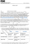 Special Alert Circulation of Fictitious IRS Forms and Bank Letters