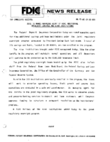 FDIC is Named Managing Agent of Nine Additional Insolvent savings and Loan Institutions