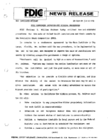 FDIC Announces Improved RTC Bidding Procedures