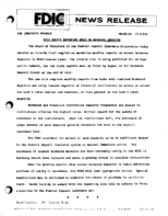 FDIC Adopts Reporting Rule on Brokered Deposits