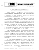 Bank Failure Rate Exacerbated by Some State Statutes Seidman Says