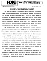 Assistant Directors Named for Three Division of Bank Supervision Regions